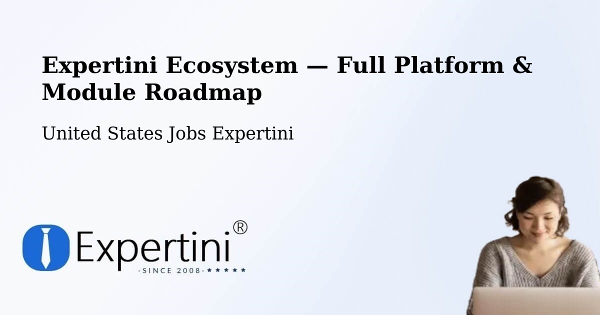 Expertini Ecosystem — Full Platform & Module Roadmap – Arnold